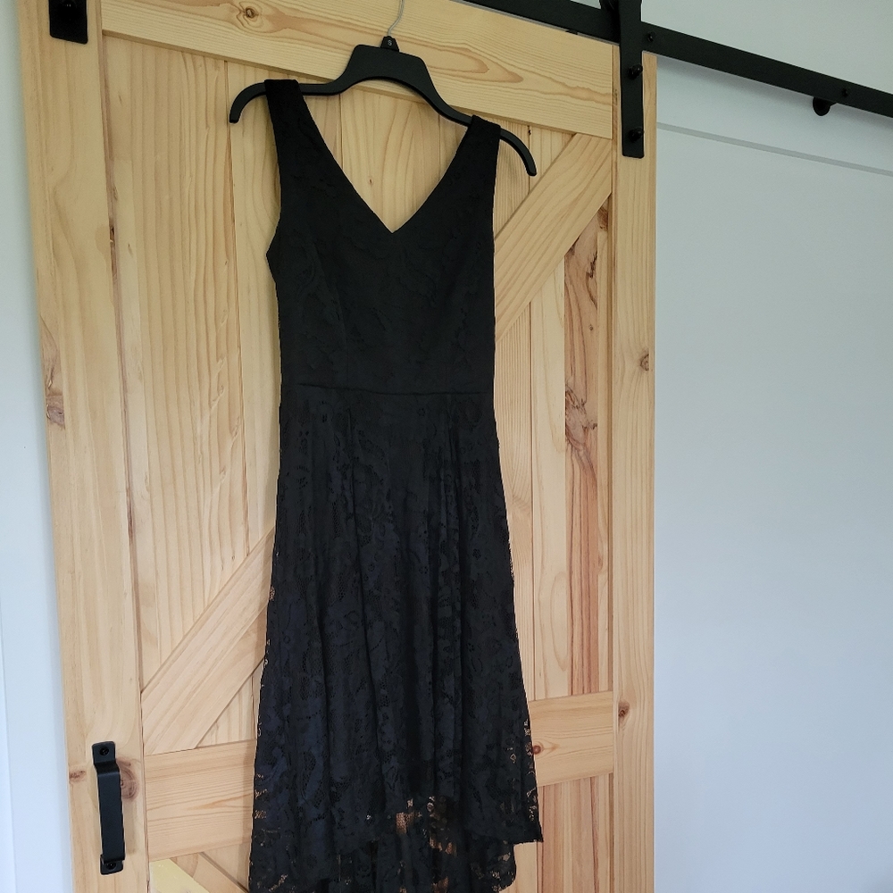 Maudress Lace High Low dress